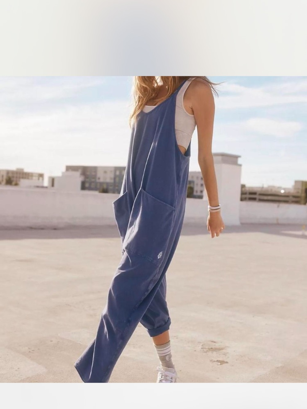FP Movement by Free People Pink Relaxed Jumpsuit Romper - Picture 9 of 10